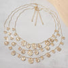 3-Piece 18K Gold-Plated Zinc Alloy Necklace test
