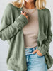 Scalloped Edge Eyelet Knit Batwing Sleeve Cardigan test
