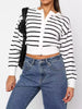 Striped Button Up Cardigan test