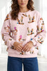 Multicolour Western Print Drop Shoulder Long Sleeve Sweatshirt test