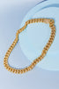 Brass Curb Chain Necklace test