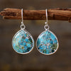 Natural Stone Teardrop Earrings test