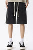 Men's Full Size Vintage Wash Drawstring Denim Shorts Plus Size test