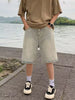 Men's Plus Size Relaxed Fit Wash Denim Shorts test
