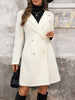 Lapel Collar Long Sleeve Longline Coat test