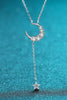 Star & Moon Moissanite Necklace test