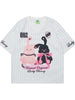 Men's Bunny Striped Short Sleeve T-Shirt test