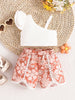 Children's Asymmetrical Neck Top & Shorts Set test