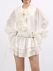 Flower Ruffled Long Sleeve Dress test
