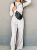 Turtleneck Long Sleeve Top and Pants Set test