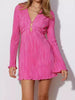 Cutout Flare Sleeve Mini Dress test