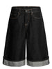 Men's Baggy Denim Shorts with Cuffed Hem test
