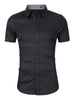 Men's Collared Neck Short Sleeve Shirt test