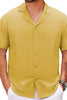 Men's Plus Size Button Down Short Sleeve Shirt test