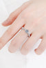 Moissanite Rhodium-Plated Snowflake Ring test