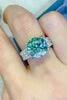 5 CaratMoissanite 4-Prong Wide Band Ring test