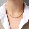 Titanium Steel Chain Necklace test