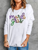 MARDI GRAS Sequin Long Sleeve Sweatshirt test