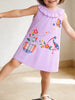 Children's Ruffle Collar Floral A-Line Dress test