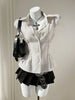Polka Dot Cap Sleeve Blouse test