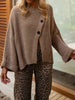 Asymmetrical Button Detail Sweater test