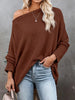 One-Shoulder Waffle Knit Top test