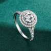 1 Carat Moissanite 925 Sterling Silver Ring test