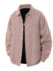 Men's Plus Size Striped Casual Long Sleeve Shirt test