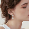 925 Sterling Silver Moissanite Leaf Earrings test