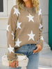 Angel Wings Star Round Neck Dropped Shoulder Sweater test