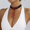 Halloween Multi-Layered Beaded Choker Necklace test