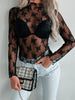 Mock Neck Long Sleeve Blouse test