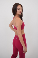 I Live in Luxury Red Sports Bra