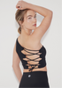 I Am Wise Tie up Bra in Black test