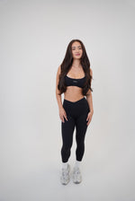My Time Is Divine Black Sculpt V-Waist Legging