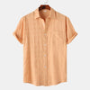 Men's Casual Short Sleeve Button Down Shirt test
