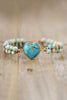 Handmade Heart Shape Natural Stone Bracelet test