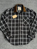 Men's Plus Size Oversized Plaid Button Up Shirt test