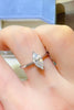 2 Carat Moissanite 925 Sterling Silver Ring test