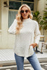 Slit Long Sleeve Mock Neck Sweater test