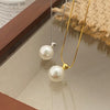 925 Sterling Silver Pearl Pendant Necklace test