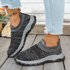 Mesh Round Toe Platform Athletic