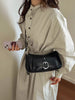 Buckle Detail Faux Leather Crossbody Bag test