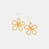 18K Gold-Plated Flower Earrings test