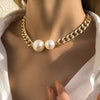 18K Gold-Plated Pearl Necklace test