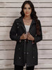 Drawstring Snap-Down Trench Coat test