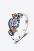 Moissanite Contrast 925 Sterling Silver Ring test