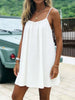 Full Size Backless Spaghetti Strap A-Line Mini Dress Plus Size test