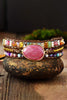 Handmade Crystal Beaded Natural Stone Bracelet test