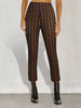 Geometric Pattern Slim-Fit Cropped Pants test